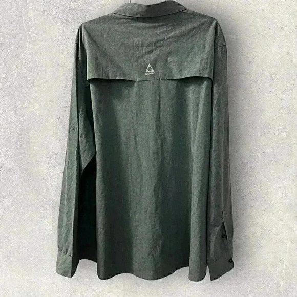 Lot of 2 Gerry performance vented button up shirts XXL zip front pocket NWOT - Picture 15 of 16